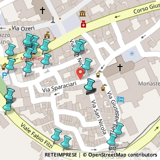 Mappa Via San Nicola, 62029 Tolentino MC, Italia (0.068)