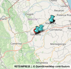 Mappa Via S. Nicola, 62029 Tolentino MC, Italia (9.606)