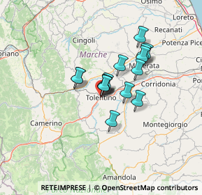 Mappa Via S. Nicola, 62029 Tolentino MC, Italia (9.172)