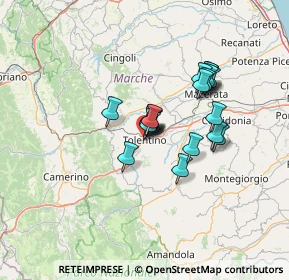 Mappa Via S. Nicola, 62029 Tolentino MC, Italia (10.0805)