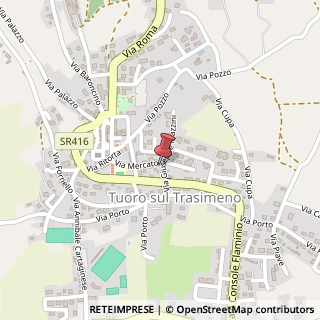 Mappa Via Giuseppe Mazzini, 3, 06069 Tuoro sul Trasimeno, Perugia (Umbria)