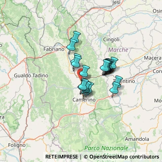 Mappa Viale Europa, 62022 Castelraimondo MC, Italia (9.6205)
