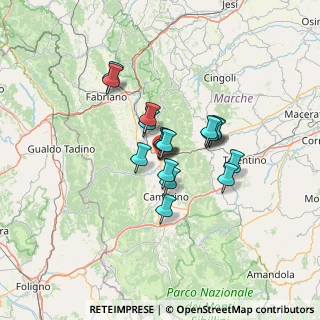 Mappa Via Giacomo Matteotti, 62022 Castelraimondo MC, Italia (9.54706)