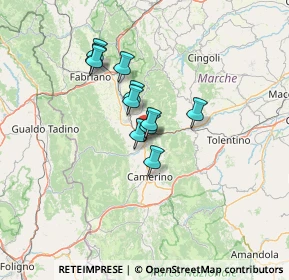 Mappa Via Matteotti, 62022 Castelraimondo MC, Italia (9.75455)