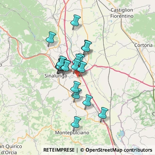 Mappa Piazza Elvio Lucioli, 53048 Sinalunga SI, Italia (5.425)