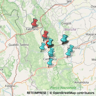 Mappa Via Monte Gemmo, 62022 Castelraimondo MC, Italia (9.60882)