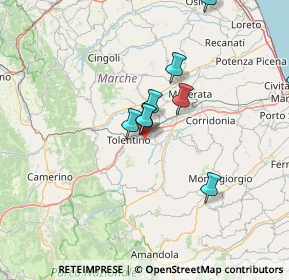 Mappa Contrada Pianarucci, 62029 Tolentino MC, Italia (17.18091)