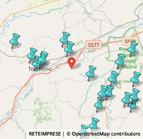 Mappa Contrada Pianarucci, 62029 Tolentino MC, Italia (5.412)