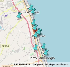Mappa Via Andreottino Girardi, 63900 Lido di Fermo FM, Italia (1.55455)