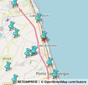 Mappa Via Andreottino Girardi, 63900 Lido di Fermo FM, Italia (2.7325)