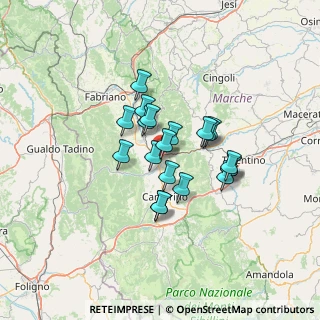 Mappa Corso Italia, 62022 Castelraimondo MC, Italia (9.9465)
