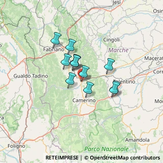 Mappa Via Vittorio Veneto, 62022 Castelraimondo MC, Italia (9.59833)