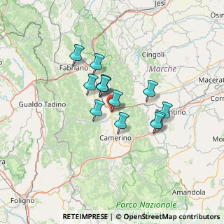 Mappa Piazza XXIV Maggio, 62022 Castelraimondo MC, Italia (10.09923)