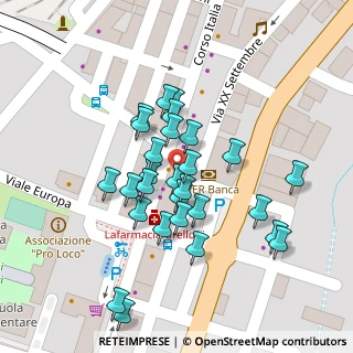 Mappa Piazza XXIV Maggio, 62022 Castelraimondo MC, Italia (0.03571)