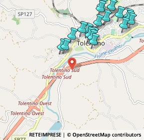 Mappa Contrada Pianibianchi, 62029 Tolentino MC, Italia (1.3245)