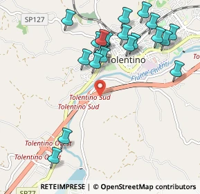 Mappa Contrada Pianibianchi, 62029 Tolentino MC, Italia (1.182)