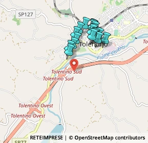 Mappa Contrada Pianibianchi, 62029 Tolentino MC, Italia (0.8625)