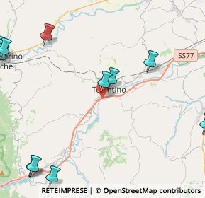 Mappa Contrada Pianibianchi, 62029 Tolentino MC, Italia (6.65917)
