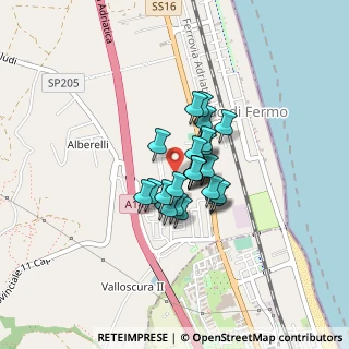 Mappa Via Trani, 63900 Fermo FM, Italia (0.24615)