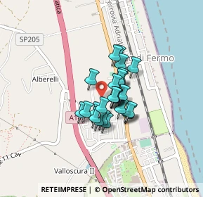 Mappa Via Trani, 63900 Fermo FM, Italia (0.24615)