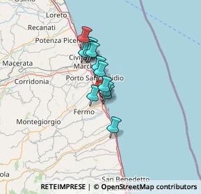 Mappa Via Trani, 63900 Fermo FM, Italia (8.62154)