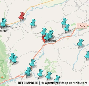 Mappa Via Guidobaldo Orizi, 62029 Tolentino MC, Italia (5.336)