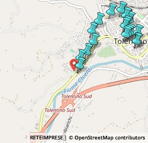 Mappa Via Guidobaldo Orizi, 62029 Tolentino MC, Italia (0.717)