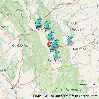 Mappa Località Piano di Rustano, 62022 Castelraimondo MC, Italia (9.85182)