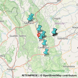 Mappa Località Piano di Rustano, 62022 Castelraimondo MC, Italia (10.16923)