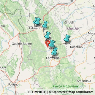 Mappa Località Piano di Rustano, 62022 Castelraimondo MC, Italia (10.47)