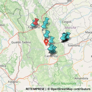 Mappa Località Piano di Rustano, 62022 Castelraimondo MC, Italia (10.959)