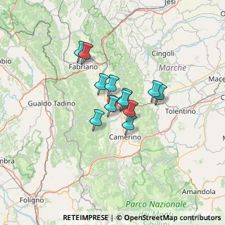 Mappa Località Piano di Rustano, 62022 Castelraimondo MC, Italia (8.84083)