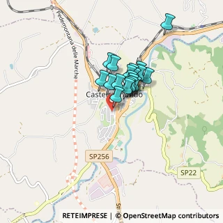 Mappa Via Giosuè Carducci, 62022 Castelraimondo MC, Italia (0.5715)