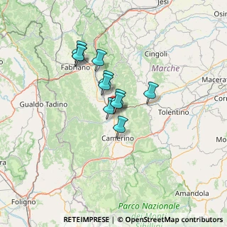 Mappa Via Giosuè Carducci, 62022 Castelraimondo MC, Italia (9.83455)