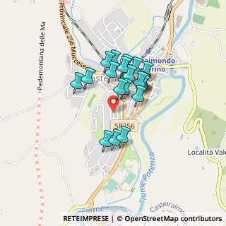 Mappa Via Giosuè Carducci, 62022 Castelraimondo MC, Italia (0.3265)