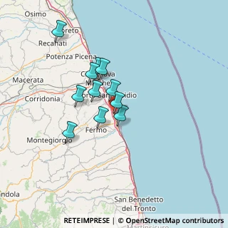 Mappa Viale del Lido, 63900 Lido di Fermo FM, Italia (10.69364)