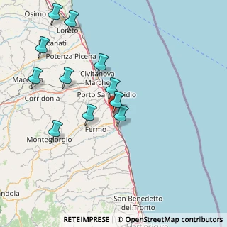 Mappa Viale del Lido, 63900 Lido di Fermo FM, Italia (17.16364)