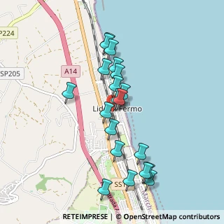 Mappa Viale del Lido, 63900 Lido di Fermo FM, Italia (0.899)