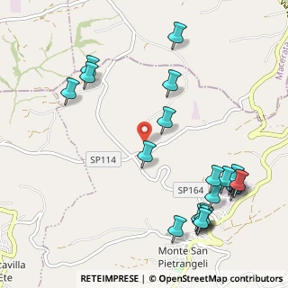 Mappa Via Ernesto Paoletti, 63815 Monte San Pietrangeli FM, Italia (1.35238)