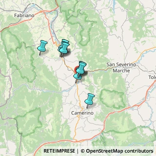 Mappa Via Edmondo de Amicis, 62022 Castelraimondo MC, Italia (4.60273)