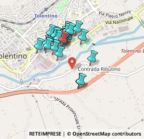 Mappa Contrada Ributino, 62029 Tolentino MC, Italia (0.4037)