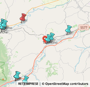 Mappa Via Umberto Lucentini, 62029 Tolentino MC, Italia (6.75)