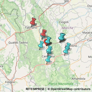 Mappa Via Monte S. Vicino, 62022 Castelraimondo MC, Italia (9.66765)