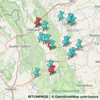 Mappa Via Monte Primo, 62022 Castelraimondo MC, Italia (15.363)
