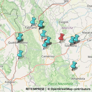 Mappa Via Monte Primo, 62022 Castelraimondo MC, Italia (16.20842)