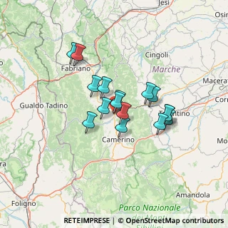 Mappa Via Angelo Piancatelli, 62022 Castelraimondo MC, Italia (10.45688)