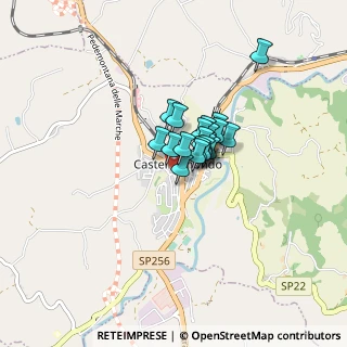 Mappa Via Carlo Levi, 62022 Castelraimondo MC, Italia (0.434)