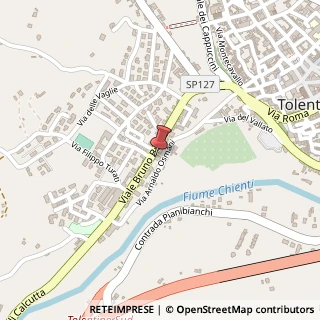 Mappa Viale Bruno Buozzi, 57, 62029 Tolentino, Macerata (Marche)