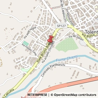 Mappa Viale Bruno Buozzi, 45, 62029 Tolentino, Macerata (Marche)