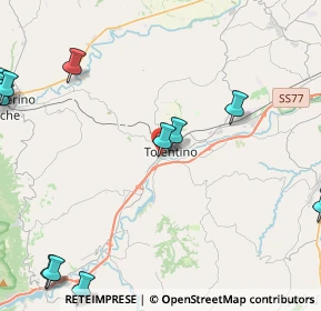 Mappa Viale Bruno Buozzi, 62029 Tolentino MC, Italia (6.83538)